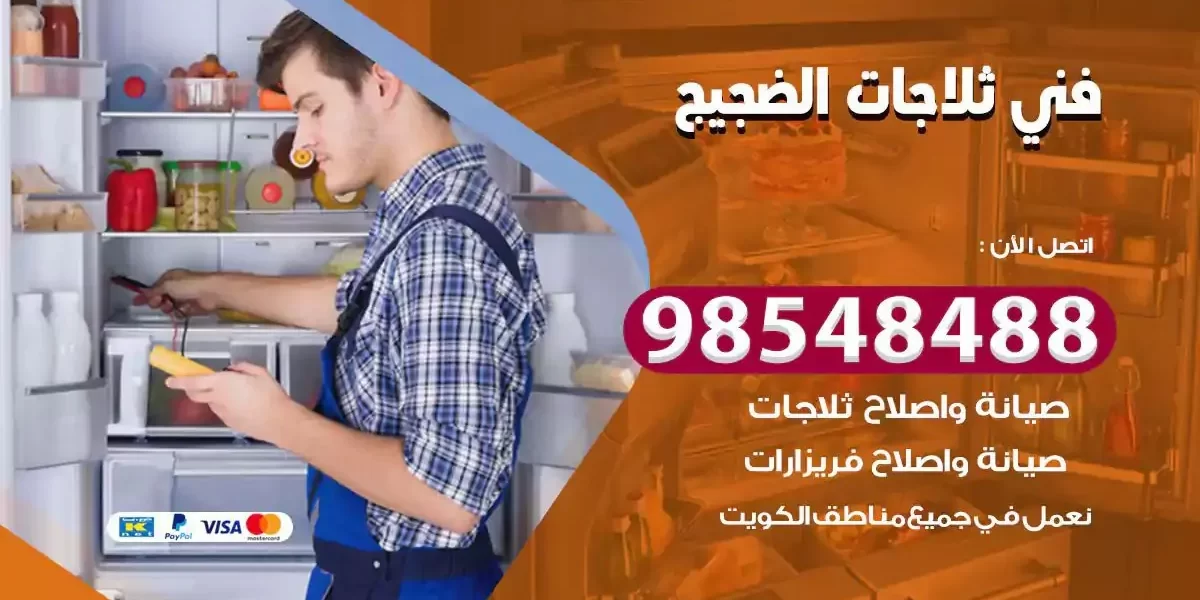 فني تصليح ثلاجة الضجيج