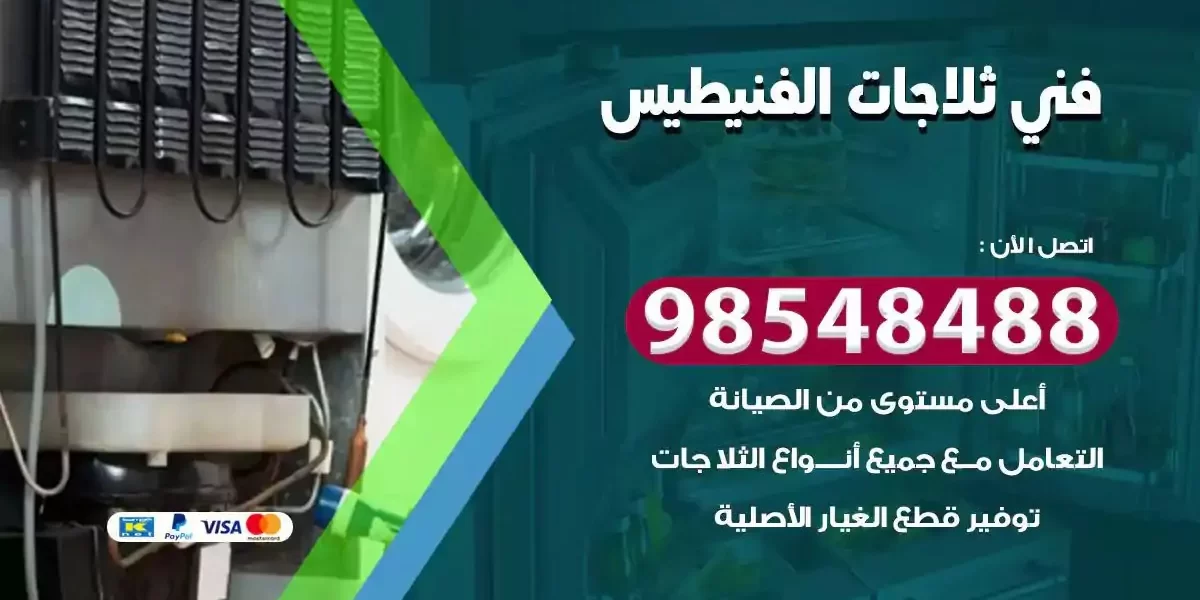 فني تصليح ثلاجة الفنيطيس